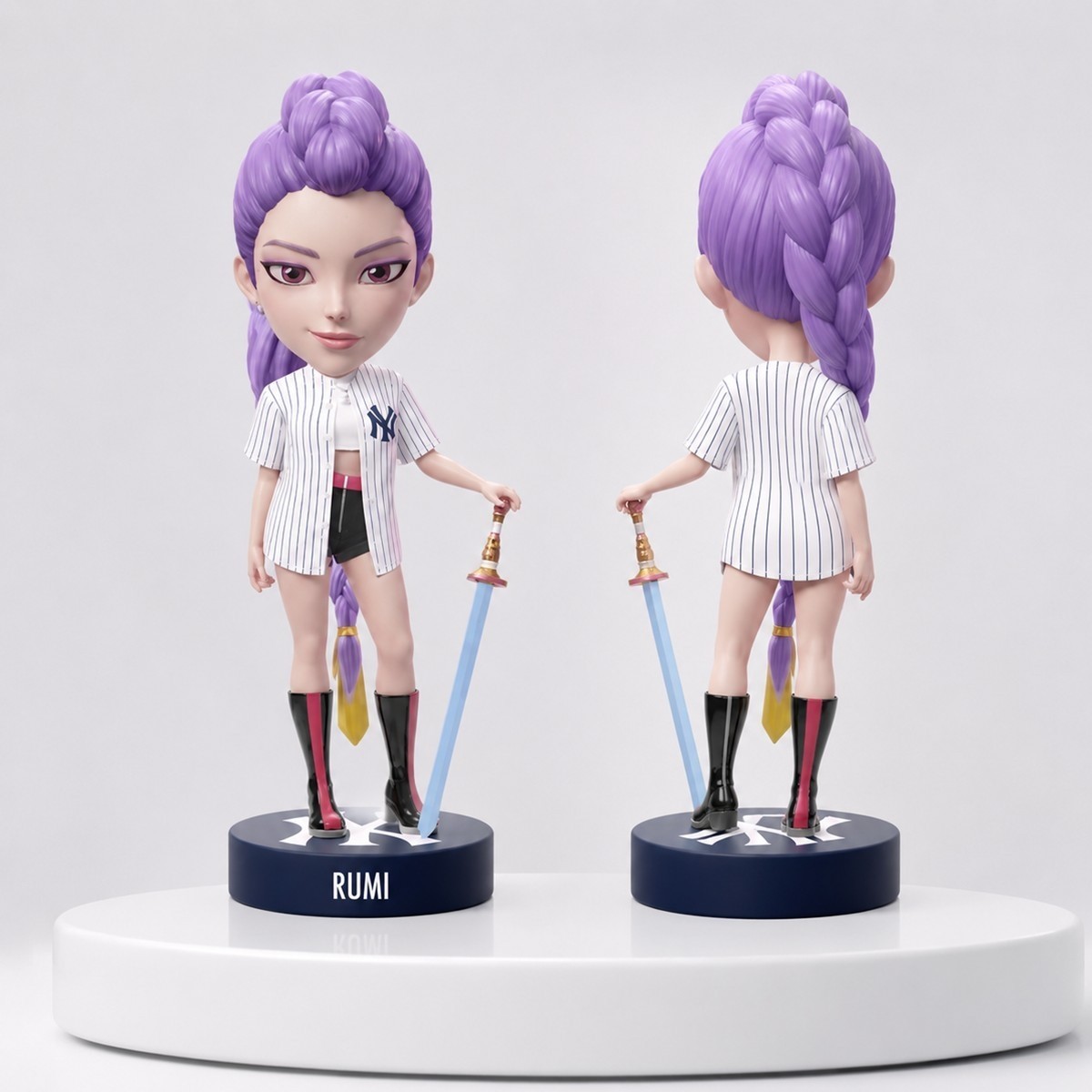PRESALE KPop Demon Hunters Night – Rumi Yankees SGA Bobblehead 8/11