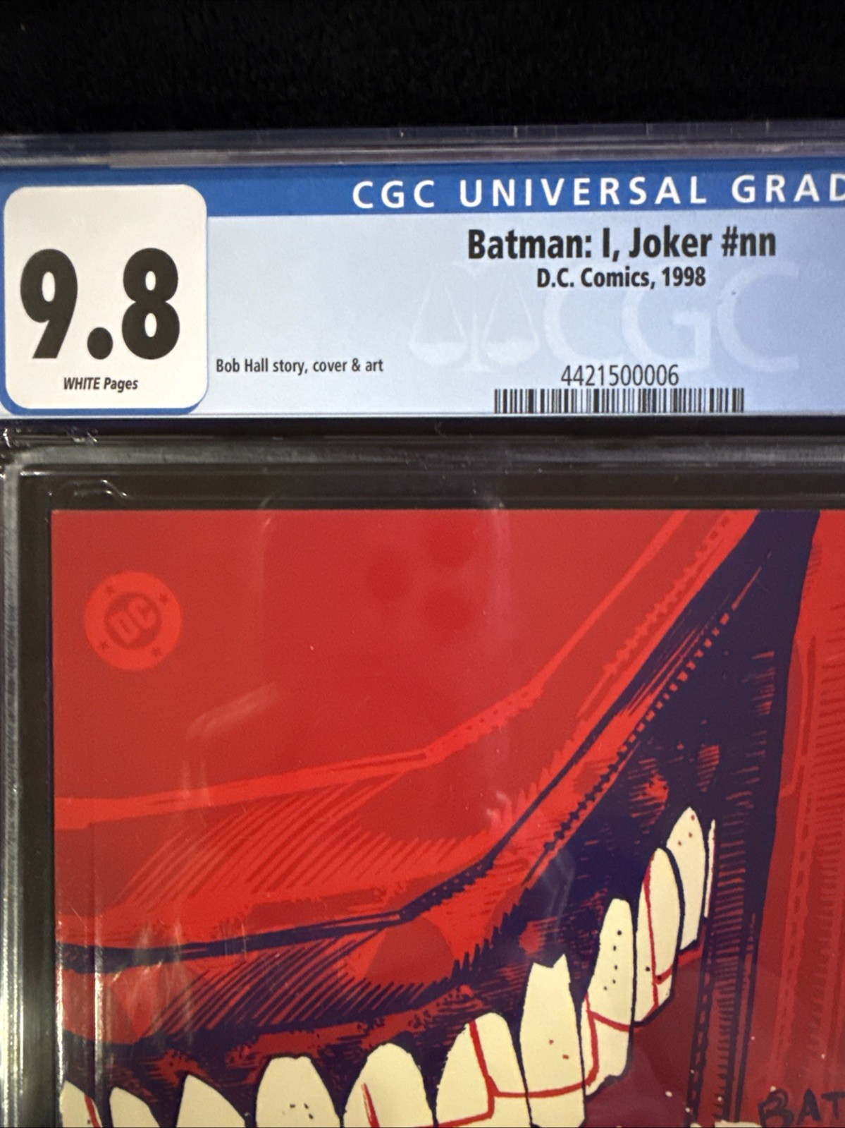 DC Comics 1998 Batman: I, Joker #nn Bob Hall Cover & Art CGC 9.8 GEM MINT 💎🔥
