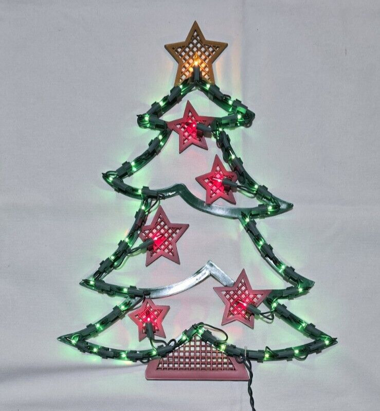 Impact Innovations Lighted Tree Christmas Holiday Indoor Outdoor Decoration