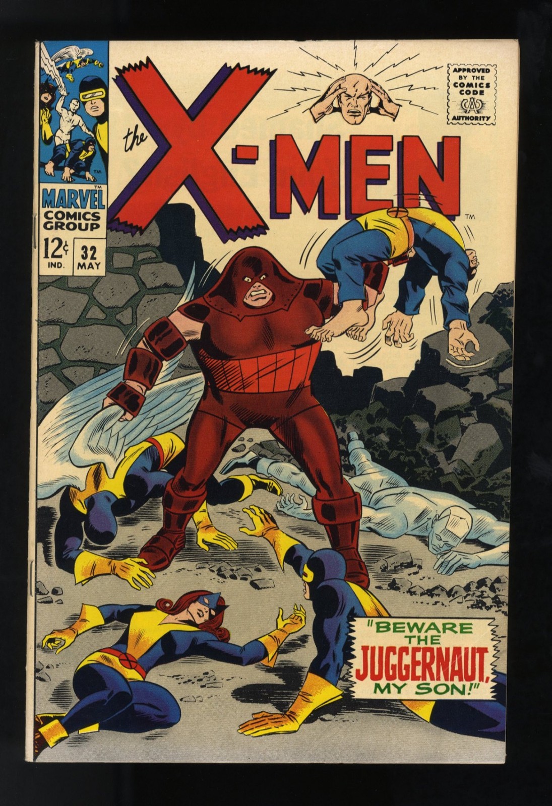 X-Men #32 VF- 7.5 3rd Juggernaut Appearance! Jack Kirby! Werner Roth! Marvel