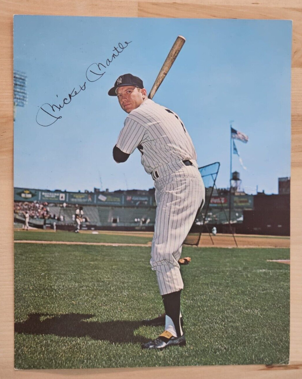 MICKEY MANTLE 1964-66 REQUENA YANKEES BASEBALL LEGEND ORIGINAL PHOTO 144
