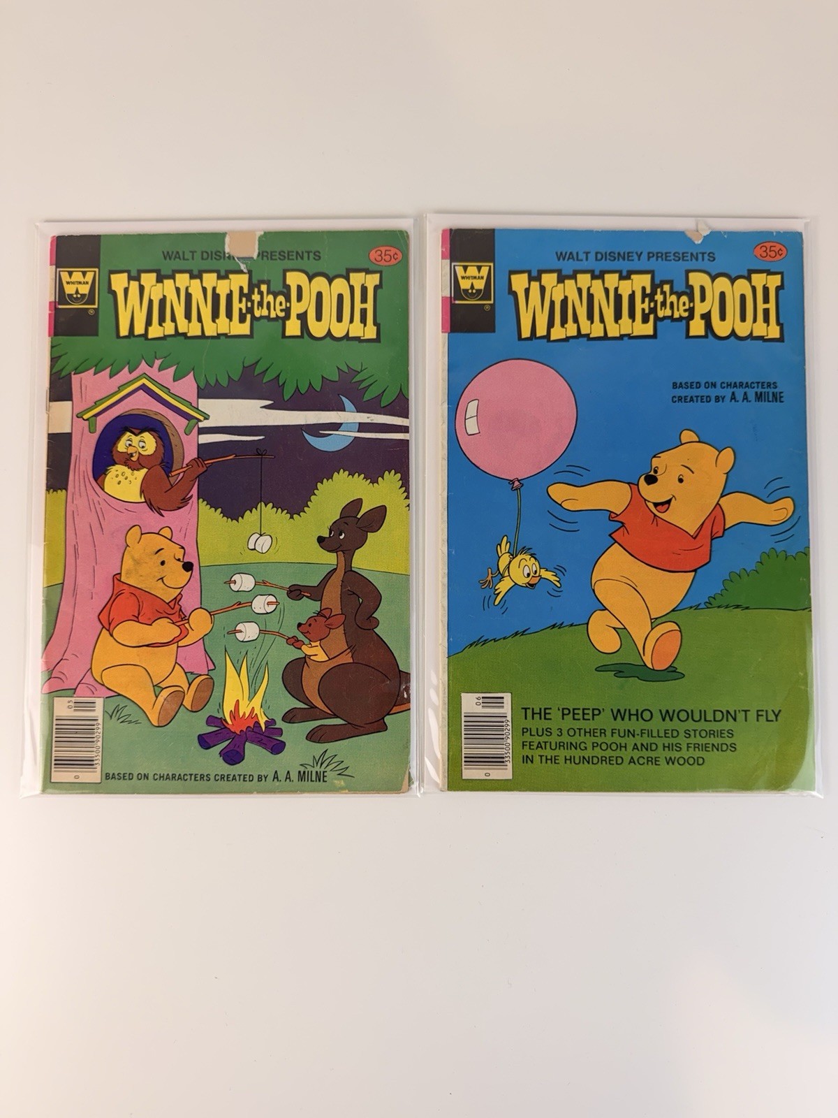Winnie Pooh # 6, 7 • Gold Key Comic Book • 1978 • Unit Of 2