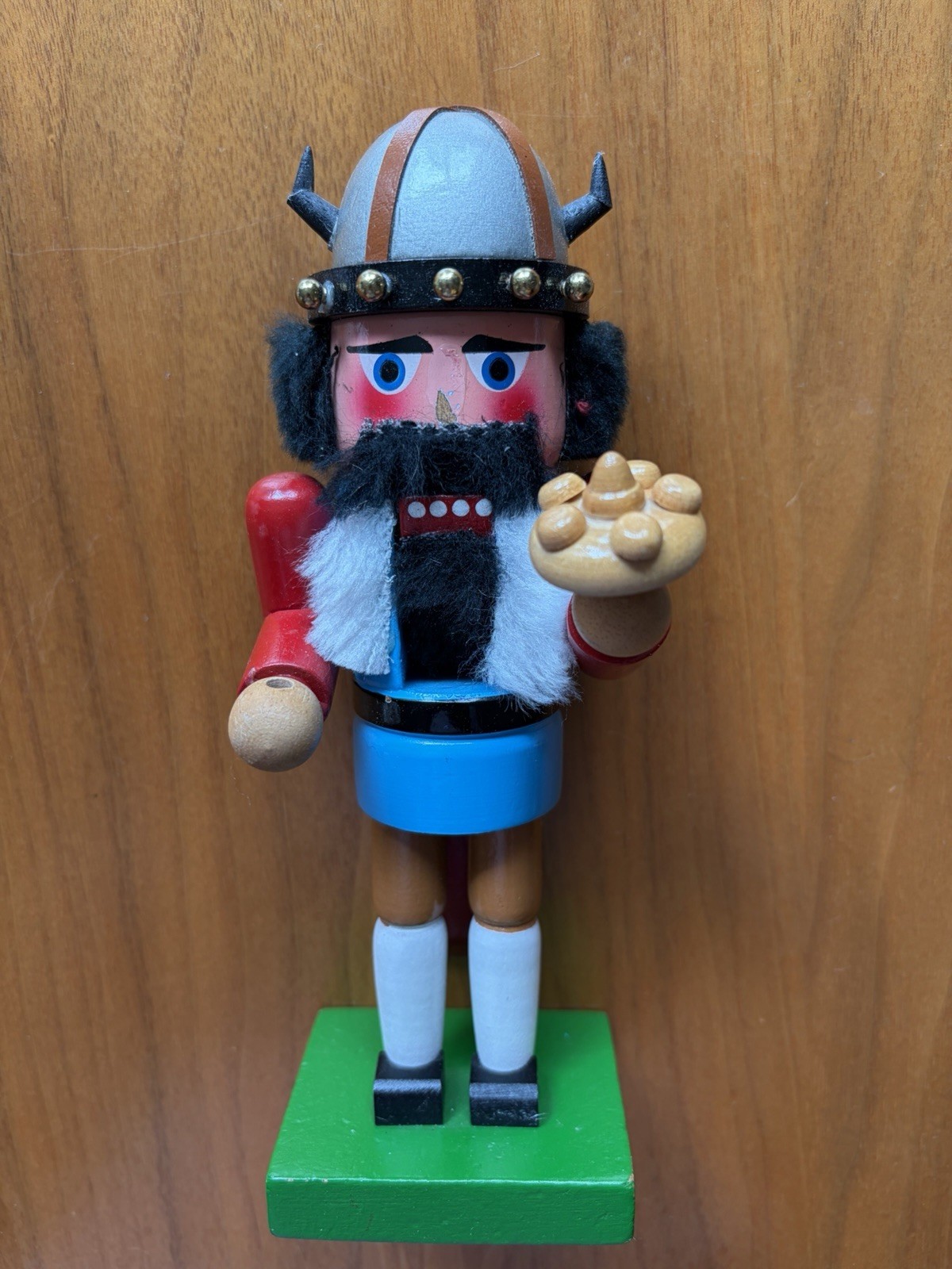 Viking Christmas Nutcracker Multicolor 7.5 in