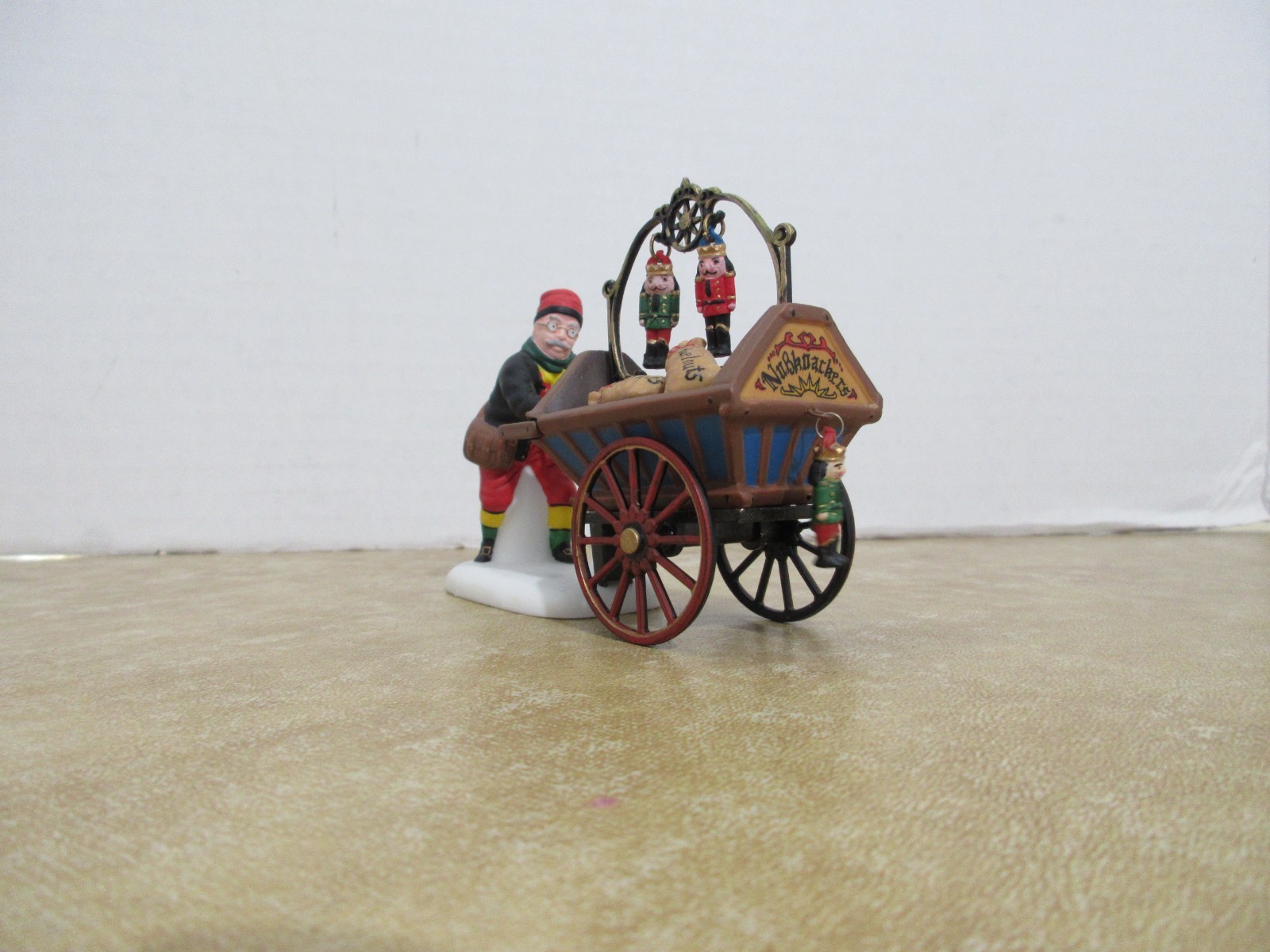 Dept. 56 Alpine Village 1996 Nutcracker Vendor & Cart #56183 Complete
