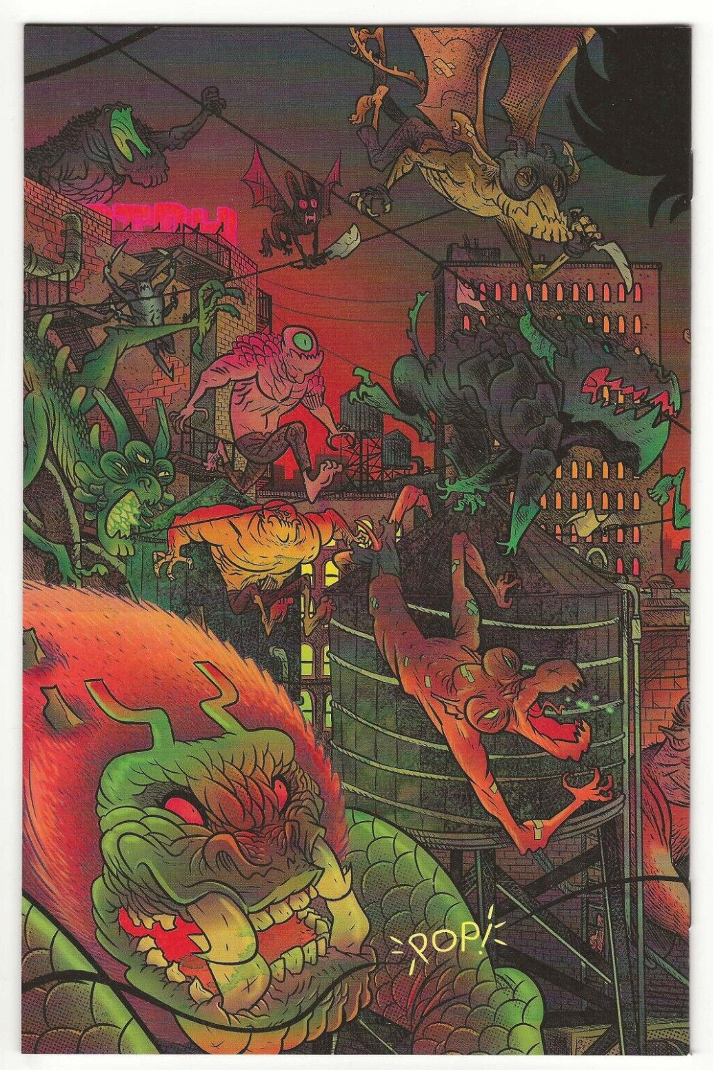 Image Comics RUMBLE #4 first printing wraparound cover
