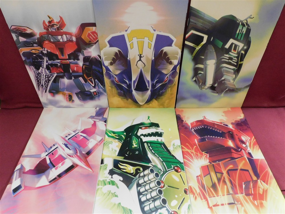 MIGHTY MORPHIN POWER RANGERS 1 2 3 4 6 8 B BOOM ZORD VARIANT COMIC LOT 2016 NM