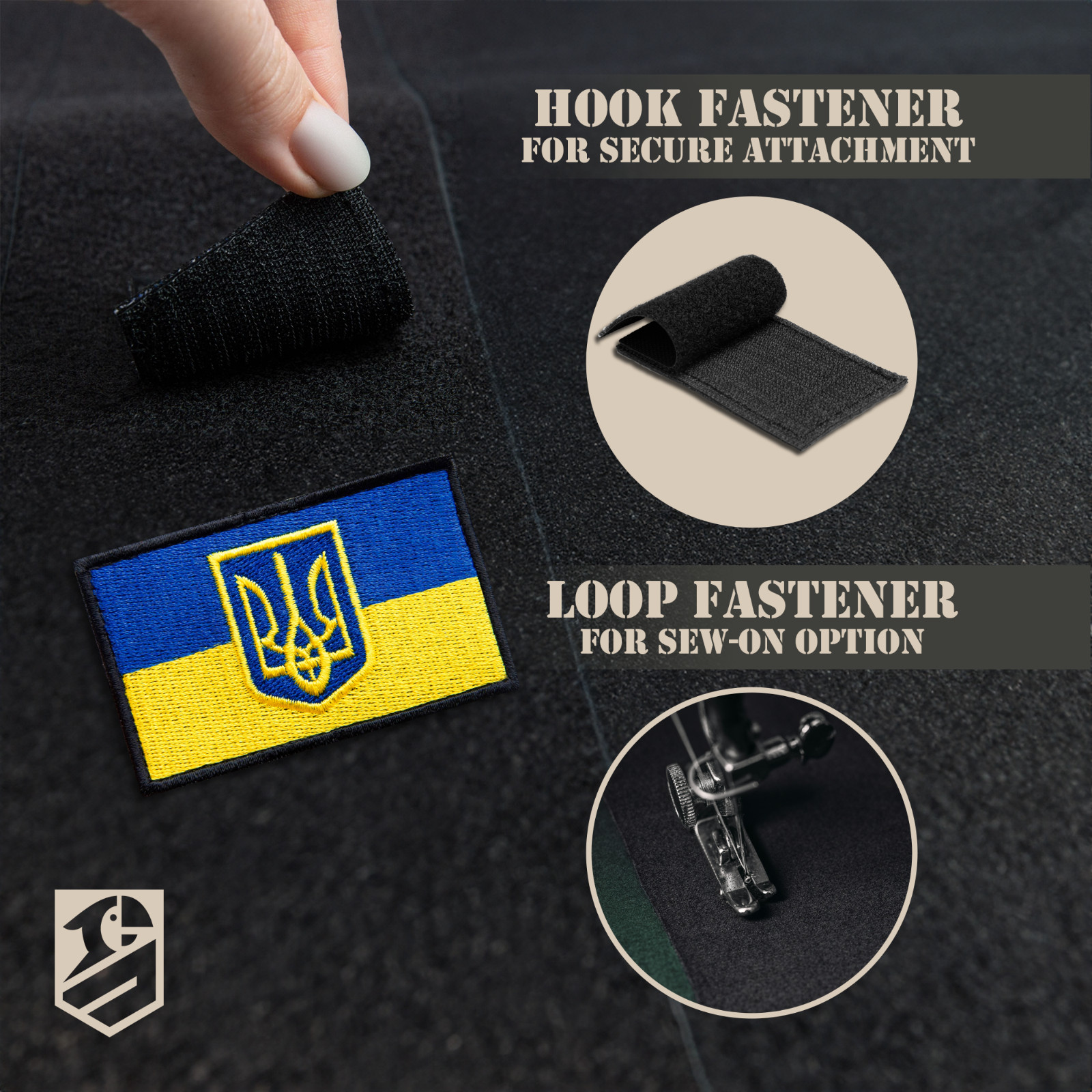 2Pcs Ukraine Flag Patch Set, Embroidered Ukrainian Patch 2×3