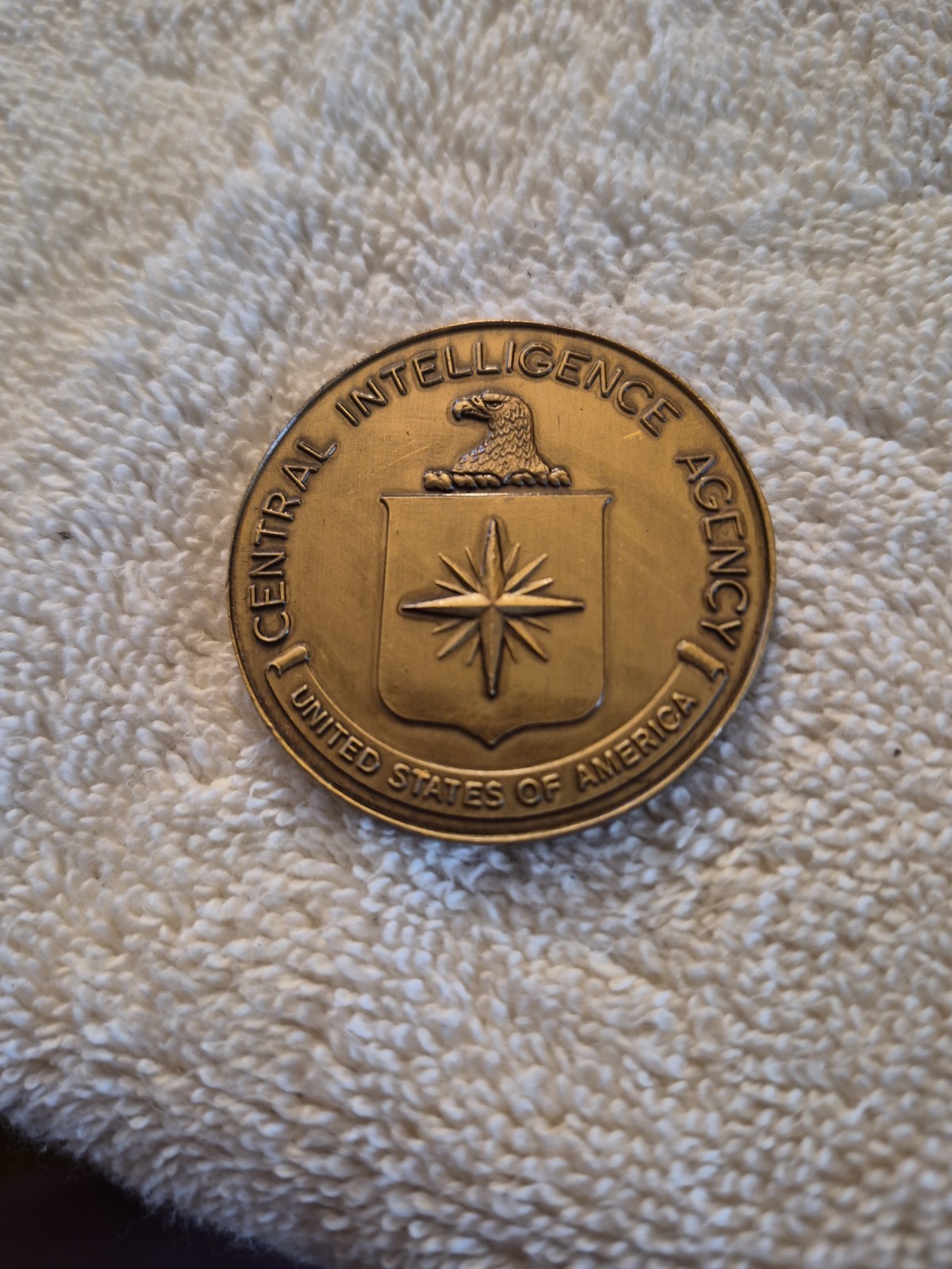 Central Intelligence Agency CIA For Honorable Service Challenge Coin 070826