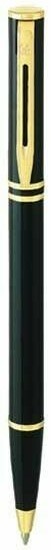 Waterman Laureat Ballpoint Pen Black & Gold Black Ink New In Box Made In France
