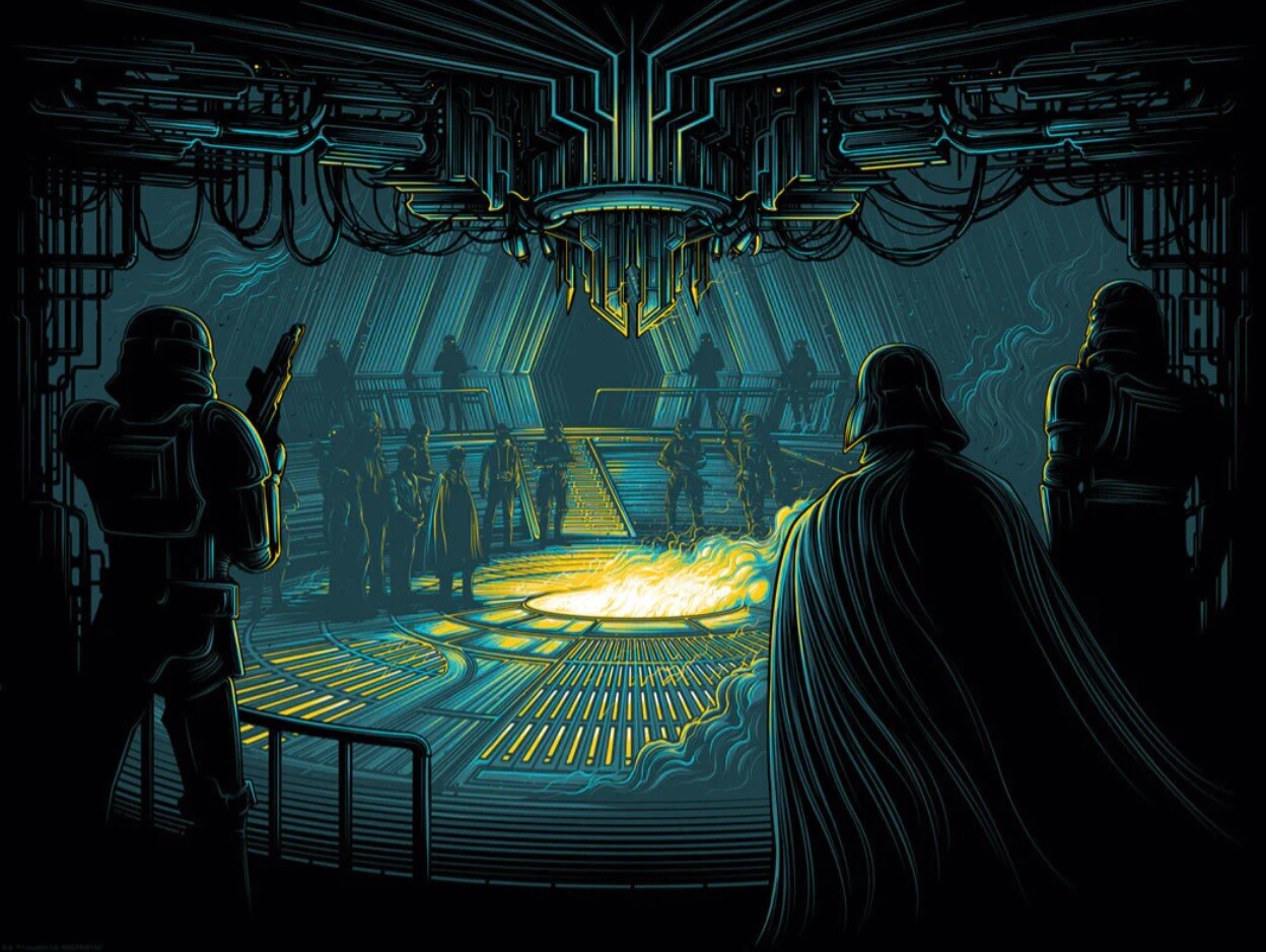 Star Wars Empire Strikes Back Never Worry About the Odds SIGNED Print 24×18 NEW