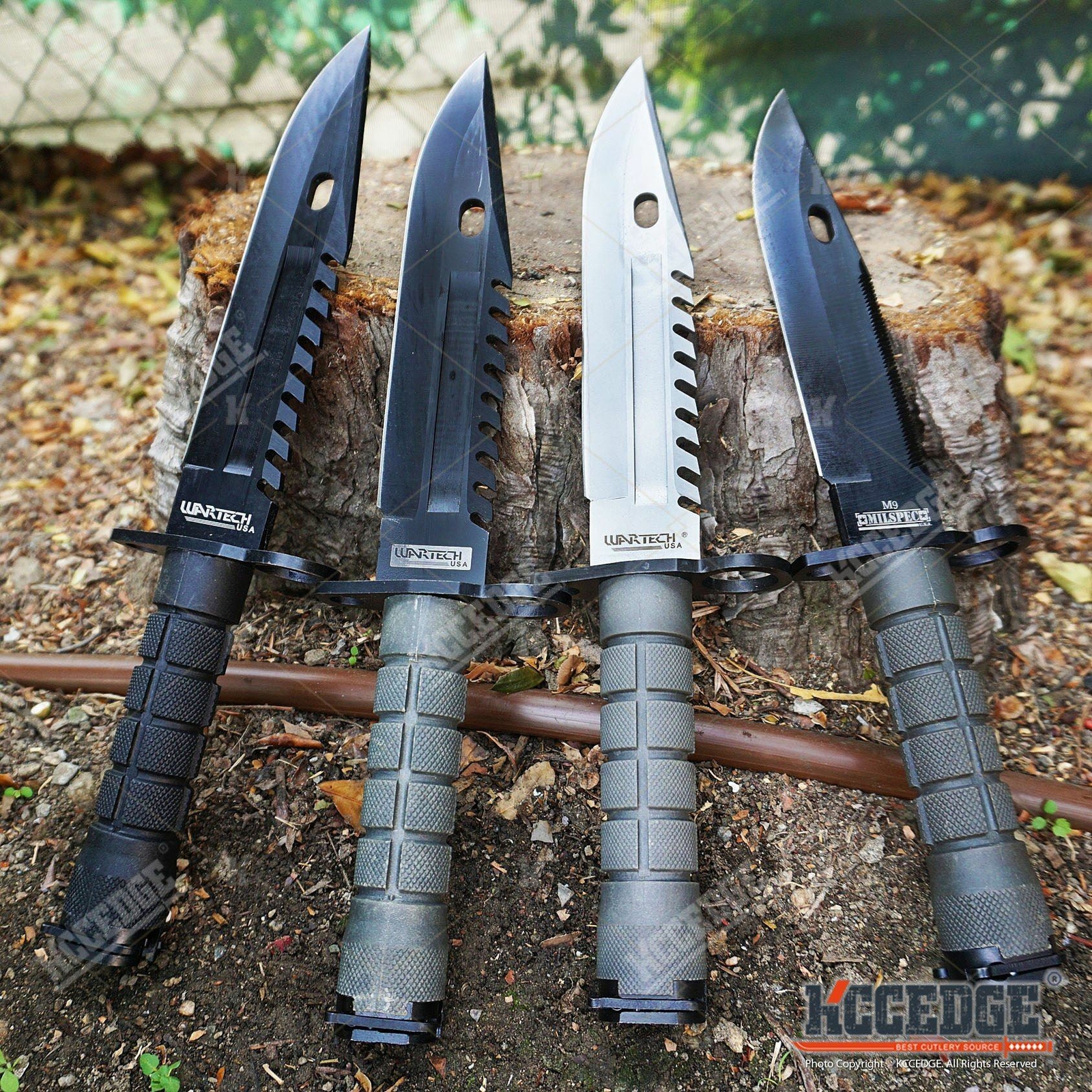 12.75″ M9 BAYONET SURVIVAL Knife + Scabbard w/ Saw Back Wire Cutter