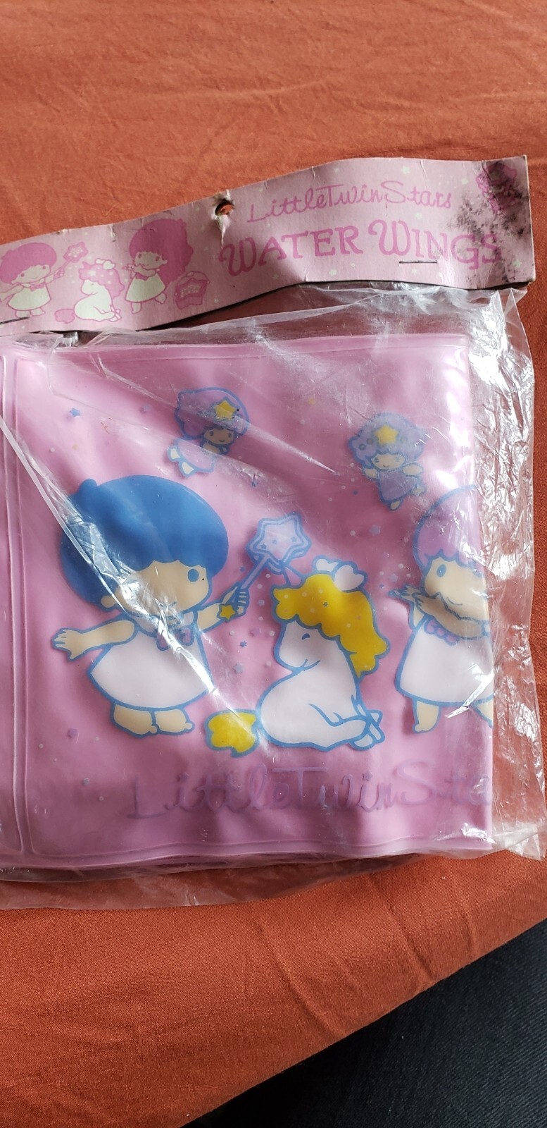 New Sealed Sanrio Little Twin Stars Vintage 1976 89 Water Wings LOOK!