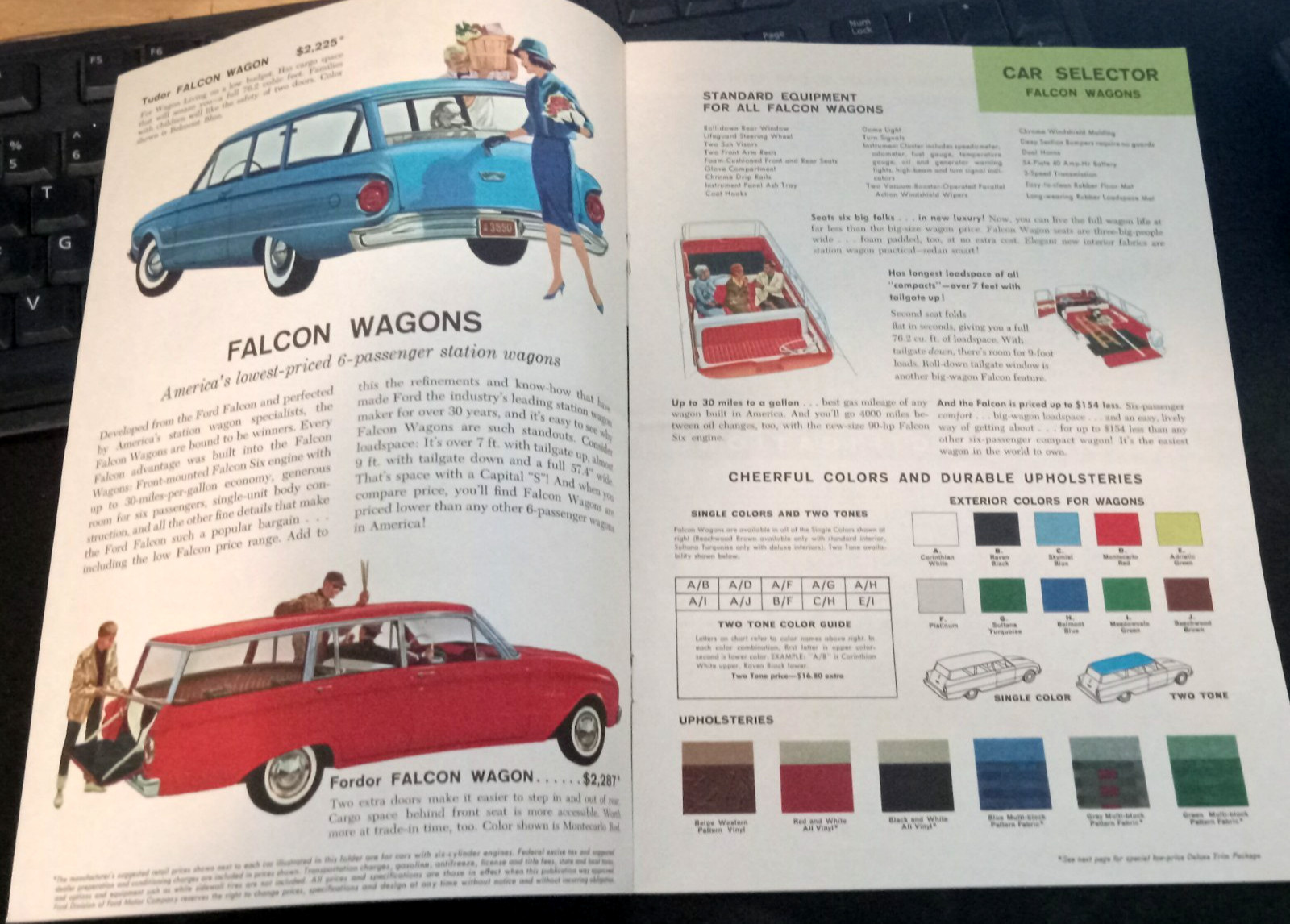 1960 Ford’s Buyer Digest Special Report The New Ford Falcon Wagons with Prices