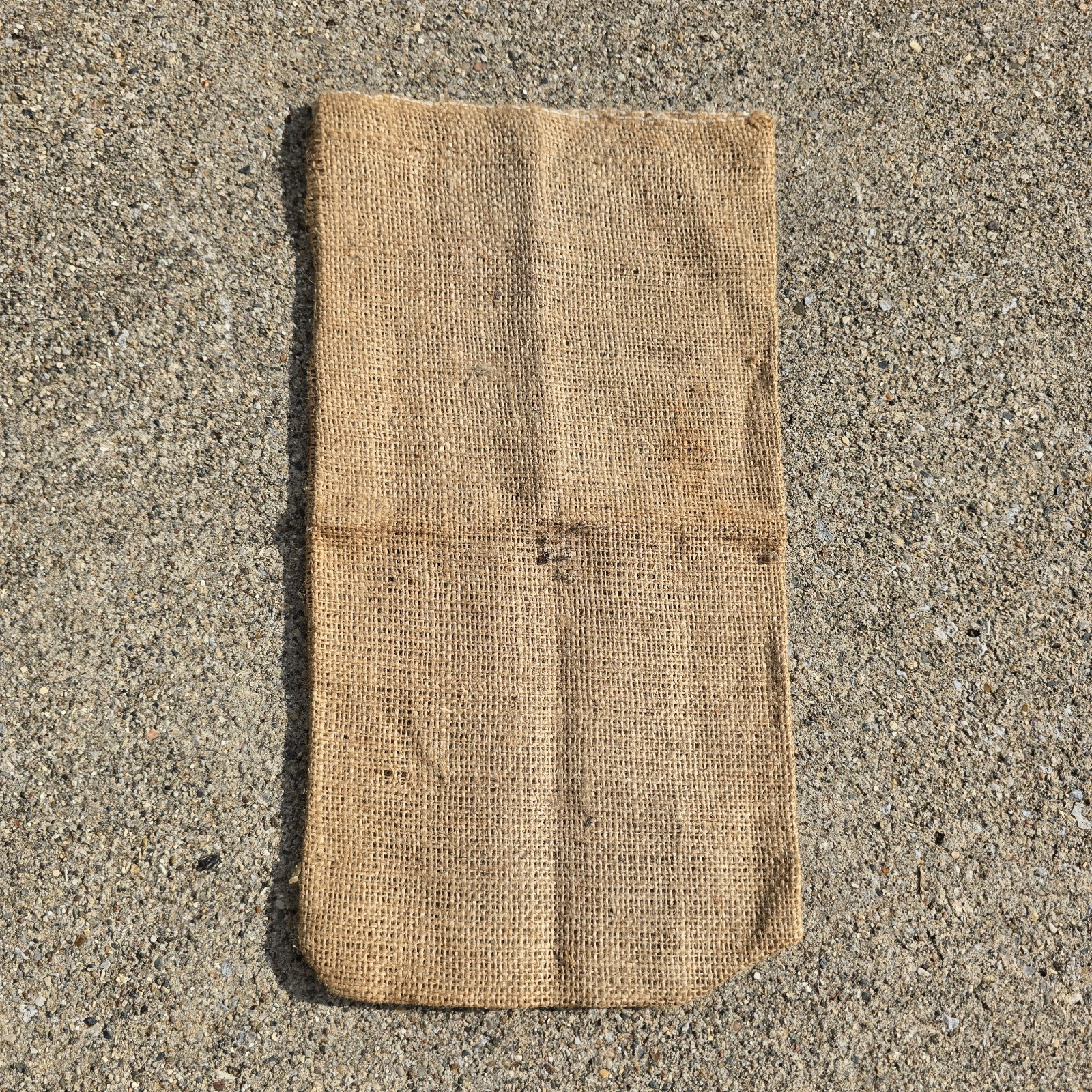 Vintage Planters Roasted Peanuts Burlap Jute Sack Mr. Peanut Advertising Bag…