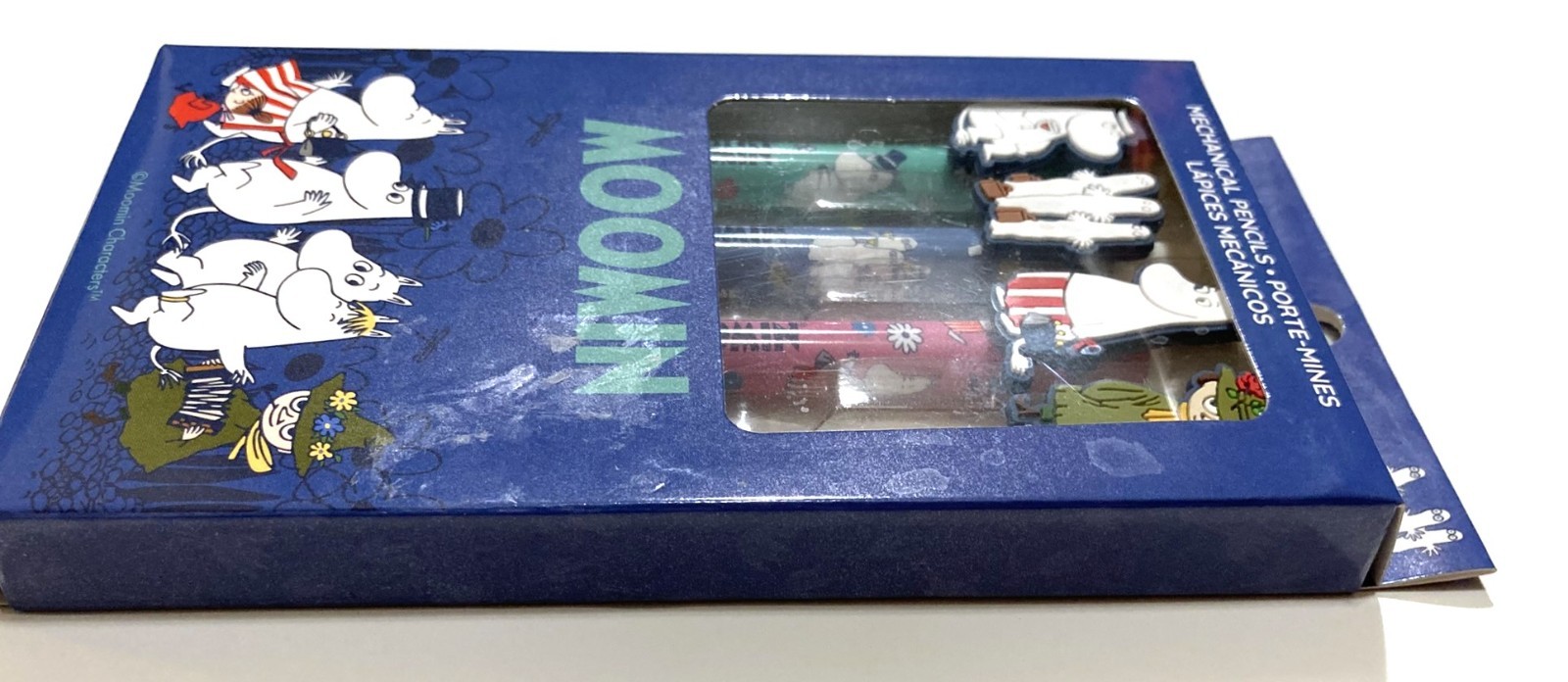 Moomin Characters Mechanical Pencil Set of 4 Pencils Collectible Office Supplies