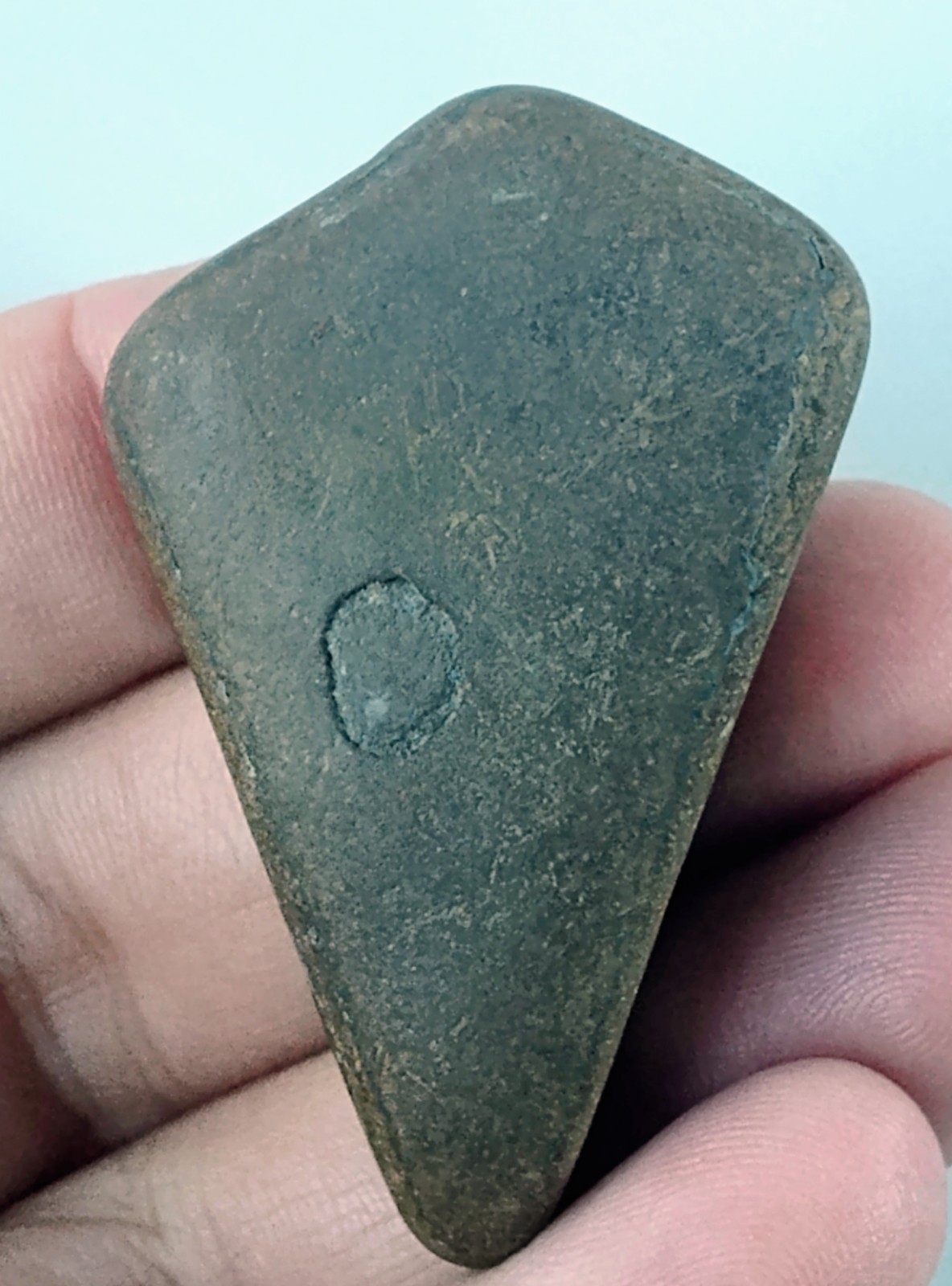 Native American Indian Artifacts Lizard Plummet California