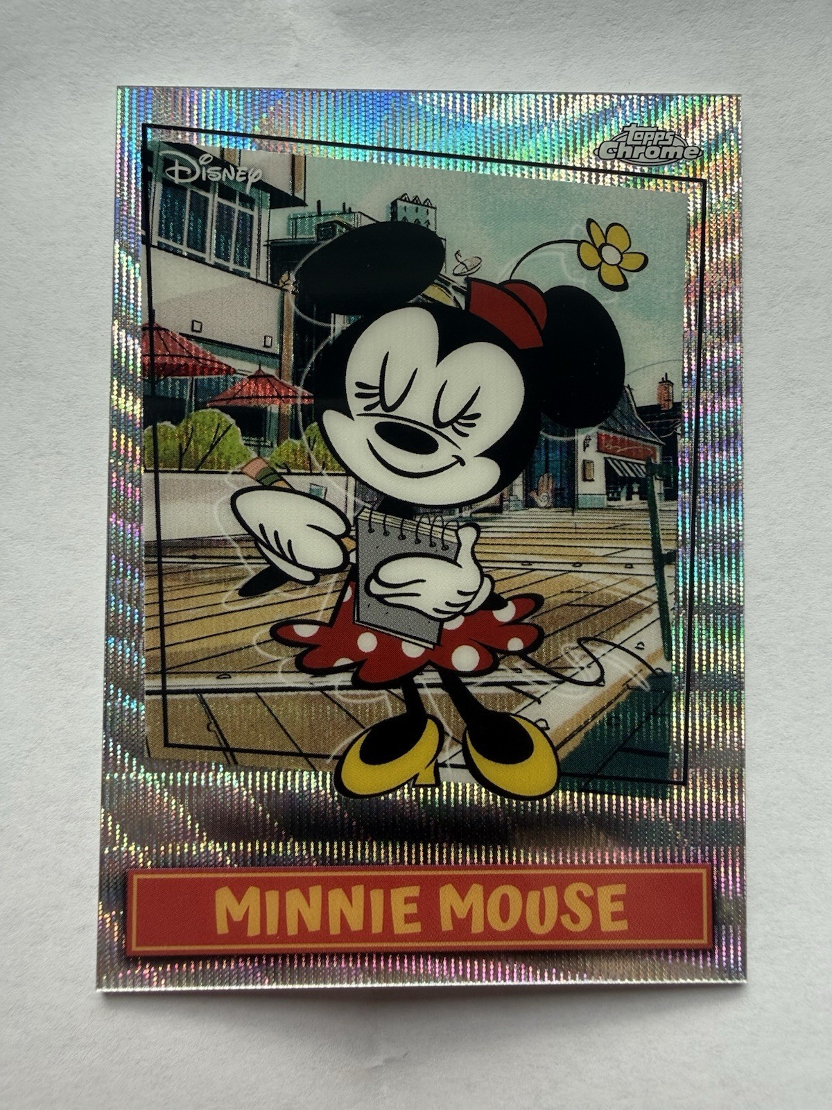 Topps Neon Disney Mickey Shorts Minnie Mouse Short Print #MSSP-8 Case Hit!
