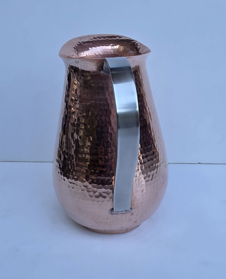 New Sertodo Dignidad Hammered Copper Pitcher Sz: Large Capacity 10 Cups