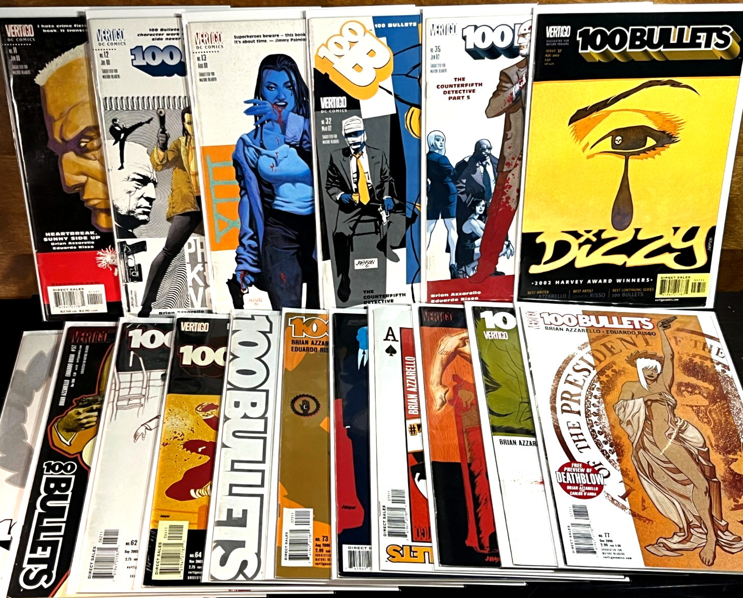 Vertigo Comic Lot 100 BULLETS # 11 12 13 32 37 56 57 62 64 66 73 74 75 76 77 96