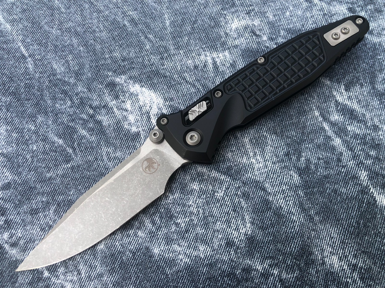 NIB Microtech 160RL-10APFR Socom Elite RAM-LOK M390MK Apocalyptic Frag Aluminum