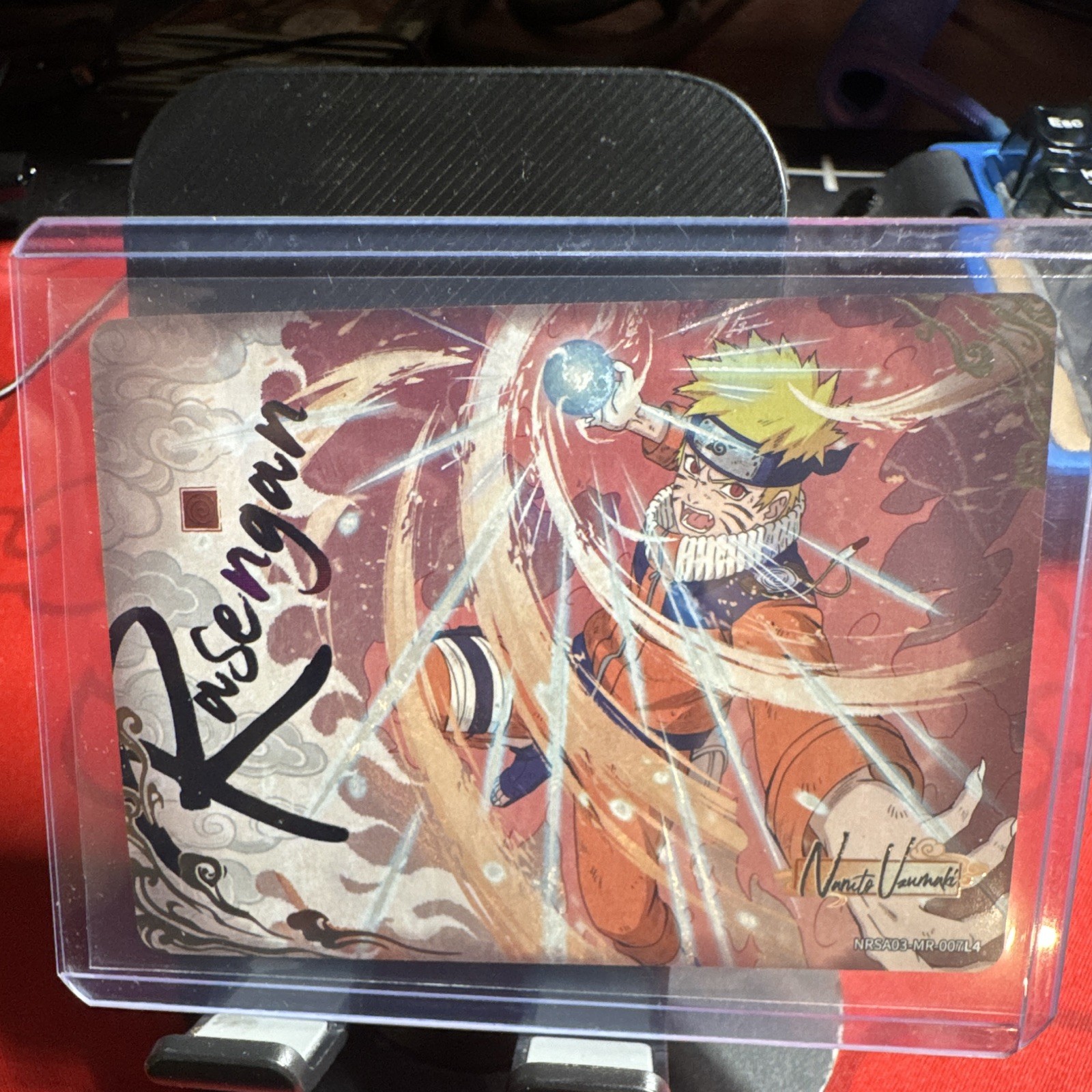 MYOU Naruto Rasengan Autographed CGC NRSA03-MR-001/4 Red 001/4