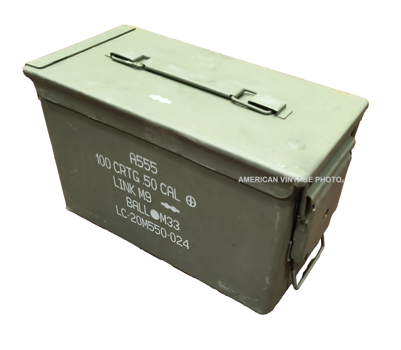 Military 50 Cal Ammo Can Grade 1 Made USA Genuine Army Issue BEST! + P38 Shelby
