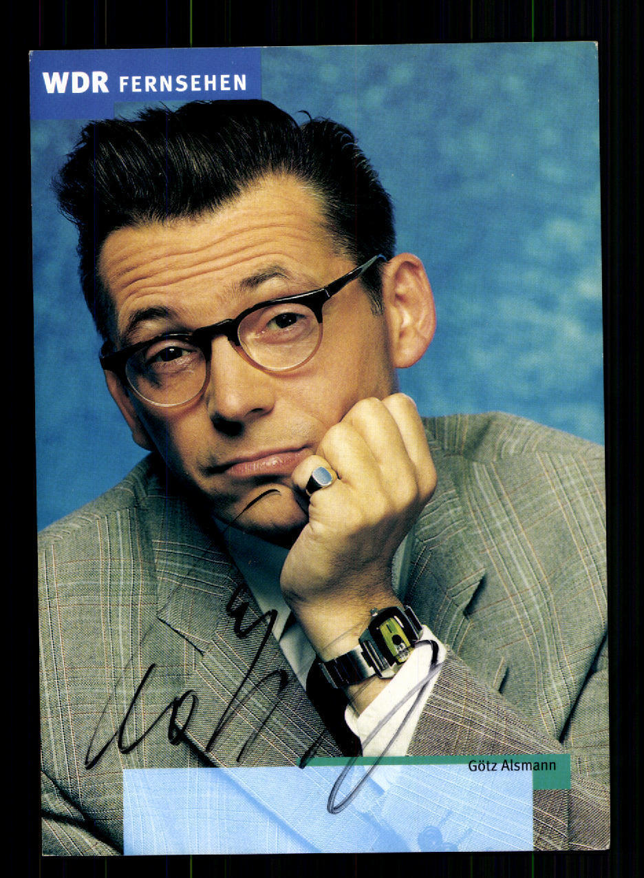 Götz Alsmann WDR autograph card original signed # BC 83523