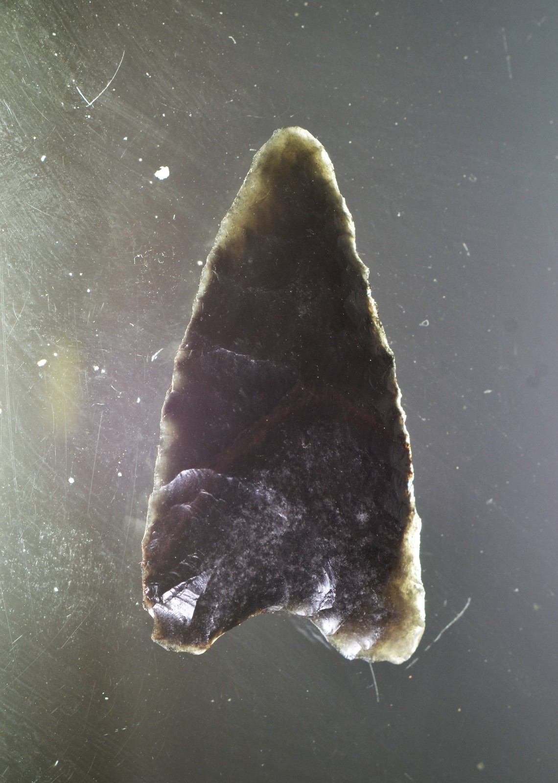 Authentic Modern Reproduction of Pre 1600 Utah Obsidian Arrowhead