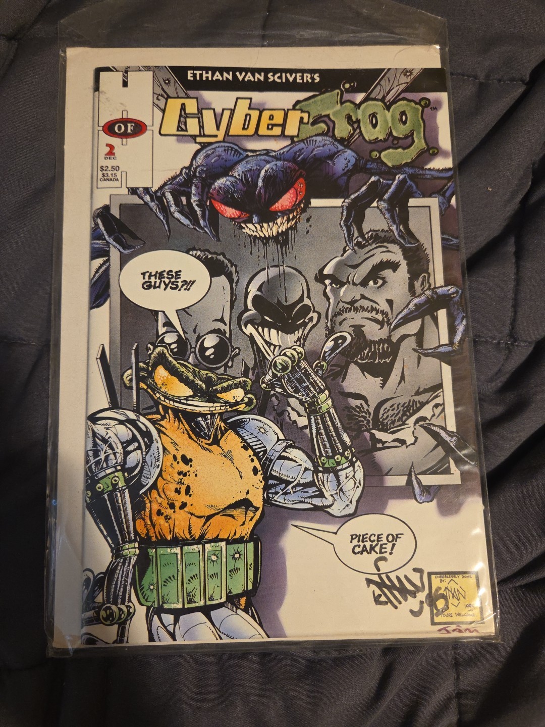 Cyberfrog #2 Signed By Ethan Van Sciver