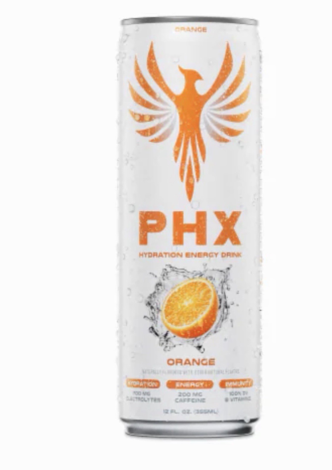 PHX Hydration Energy Drink 12 oz Cans (12 Pack) (12 Pack, Peach)