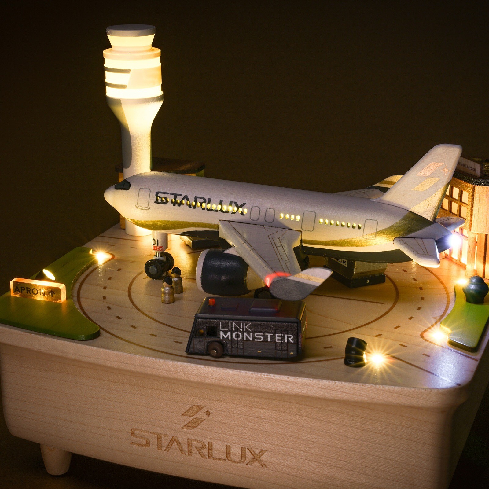 StarLux Airlines Airplane Music Box ￼ Collectible Music By Peter White (NEW)