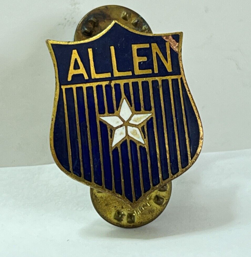 USA Allen Academy Enamel Pin Badge 27×21 mm vintage education Memorabilia