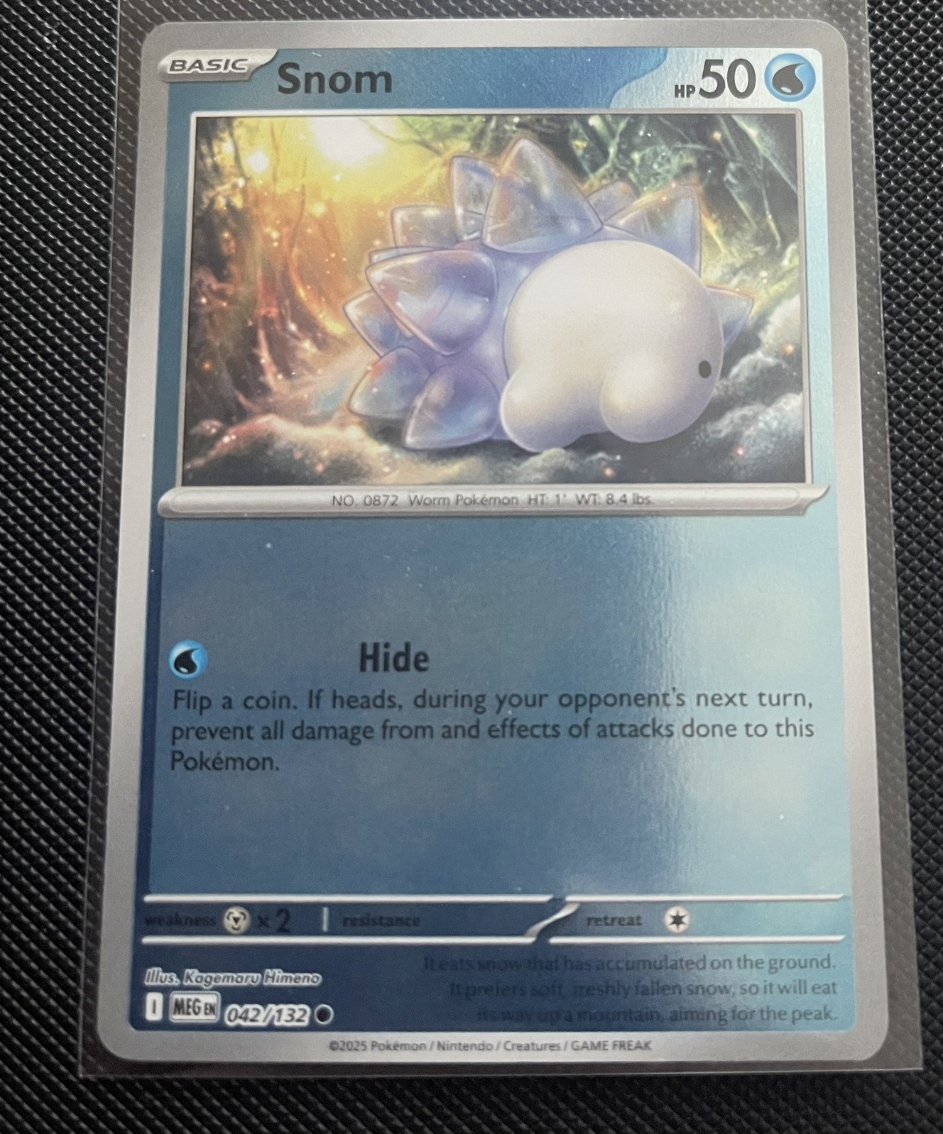 Snom 042/132 Mega Evolution Reverse Holo Pokémon Card