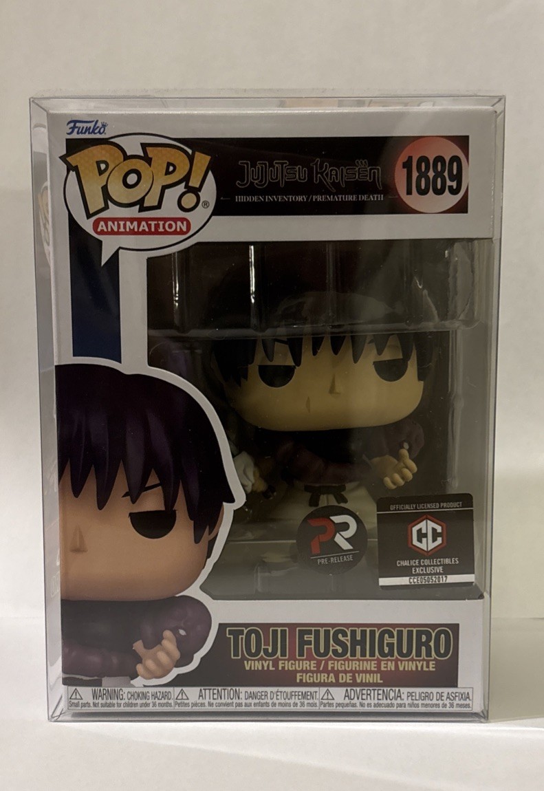 Funko Pop! Jujutsu Kaisen Toji Fushiguro PR Chalice Collectibles #1889 protector