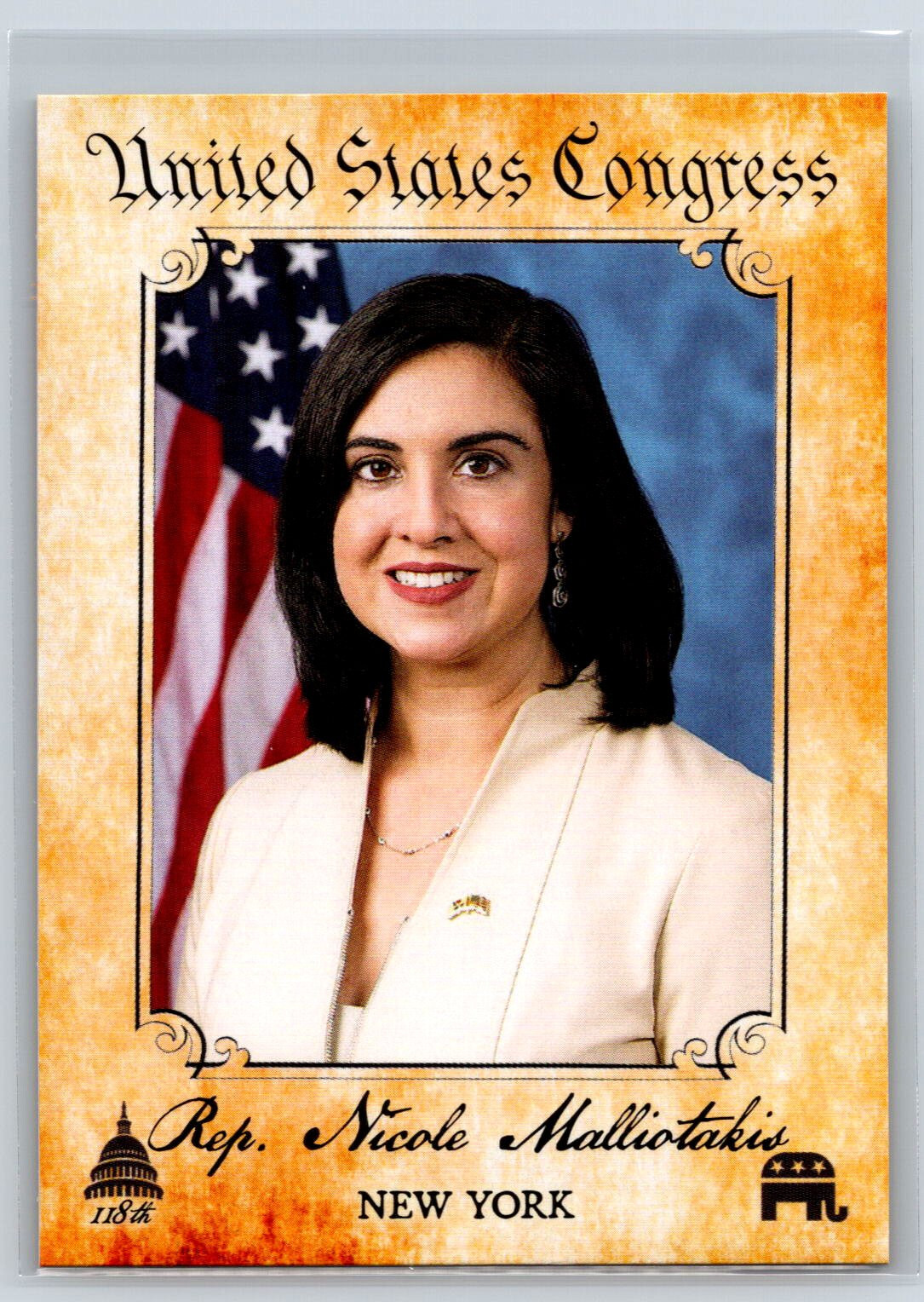 2024 Fascinating Cards 118th US Congress Nicole Malliotakis New York GOP #368