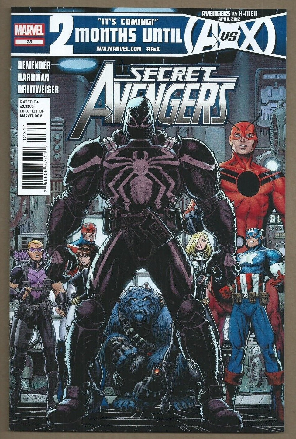🔥SECRET AVENGERS #23*(2012 MARVEL)*1ST APP. OF FLASH THOMPSON AS AGENT VENOM*NM
