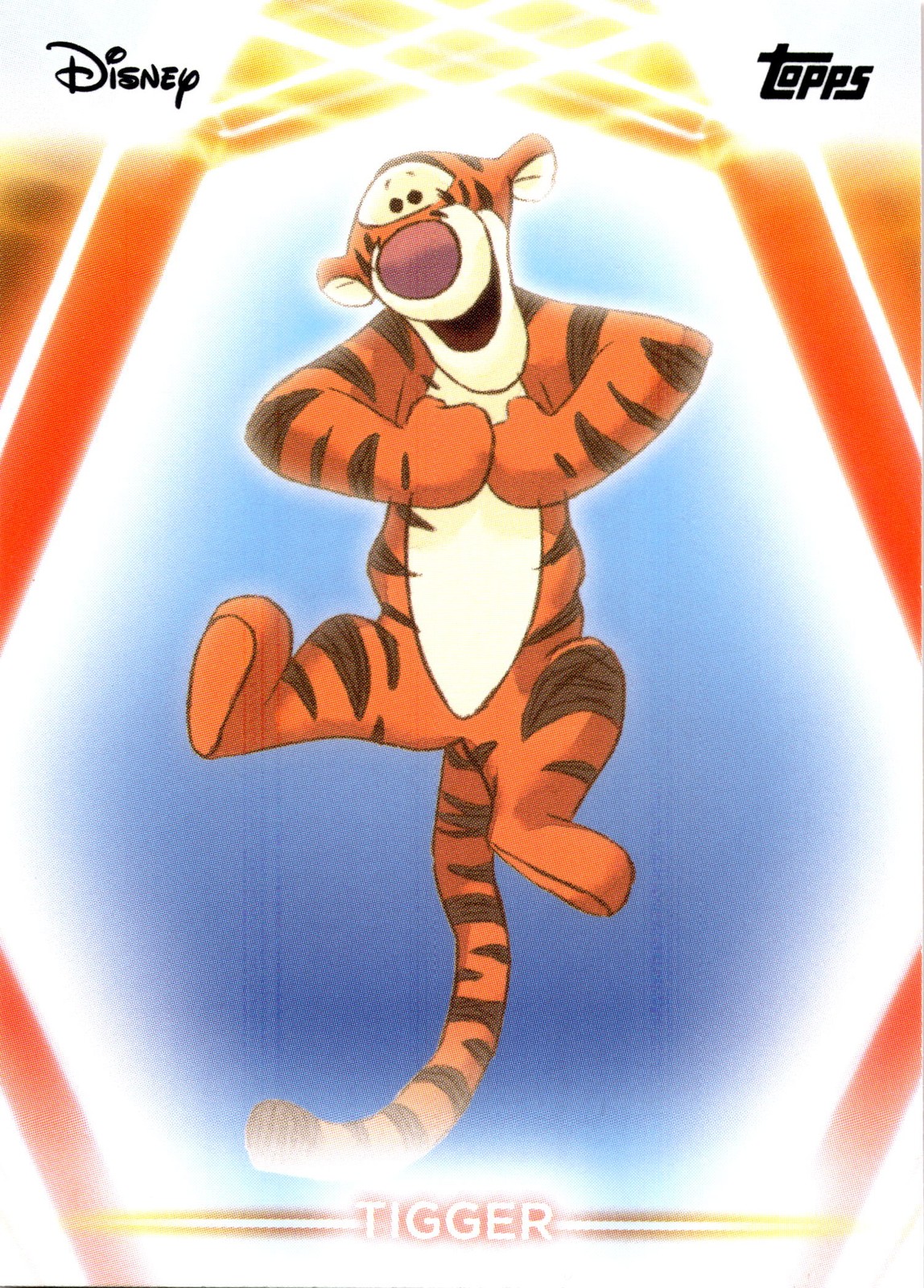 2026 Topps Disney Neon Tigger #7 Winne the Pooh
