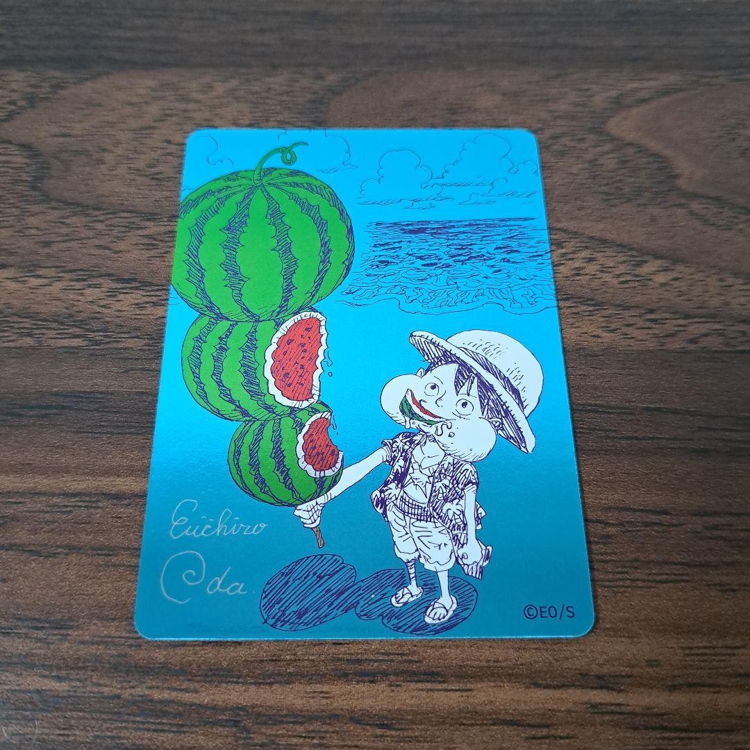 ONE PIECE Metakira Luffy Card Sign Summer Comic Fair Natsu Comi 2026 Japan Promo