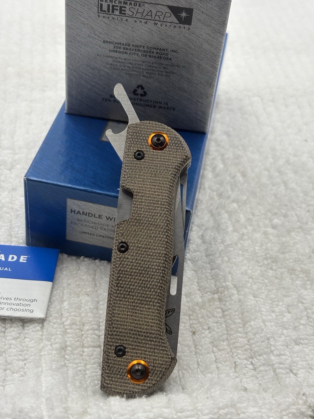 Benchmade 317-1 Weekender Prototype June 2022 Slip Joint Made In USA New In Box