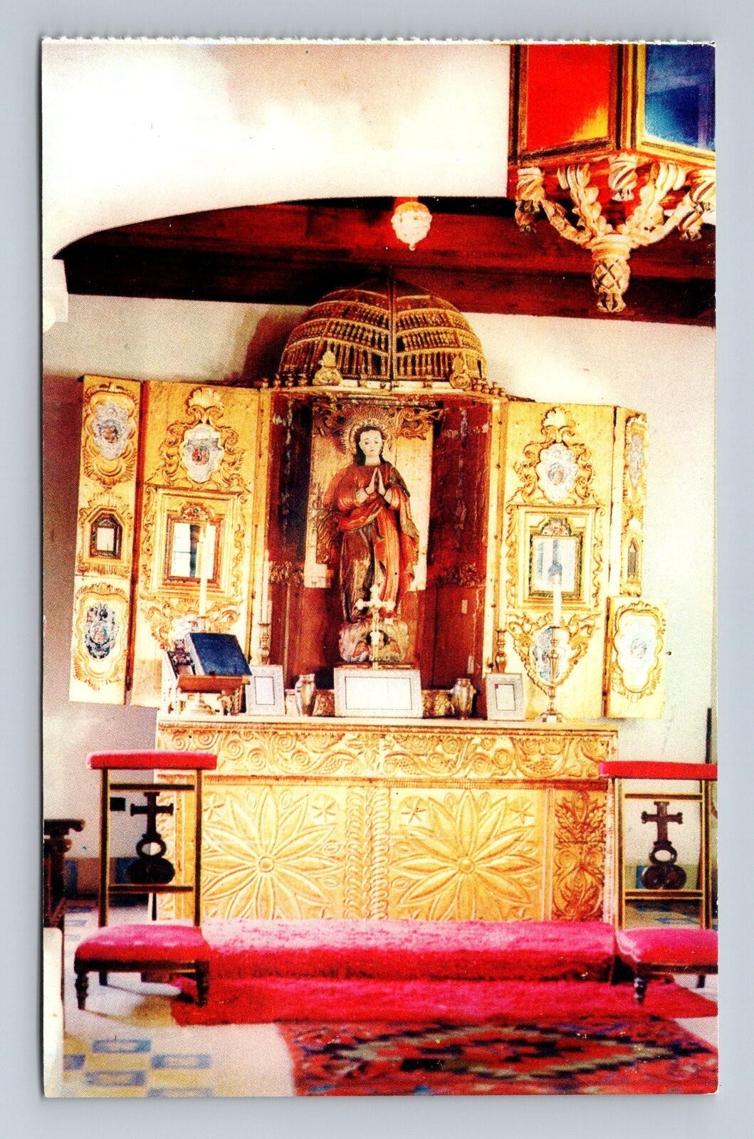 Chapel Interior Boy’s Museum Bogota CO Colombia Vintage Postcard