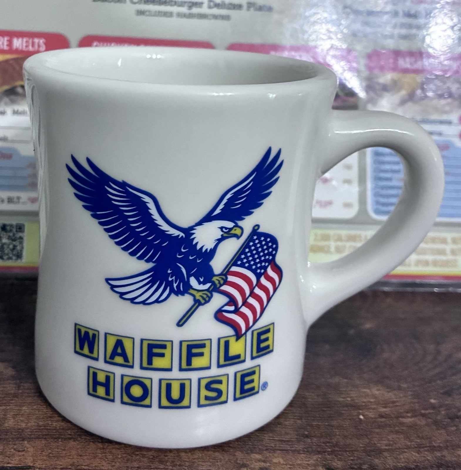 Authentic 2026 Waffle House Patriotic Coffee Mug America’s 250th Anniversary