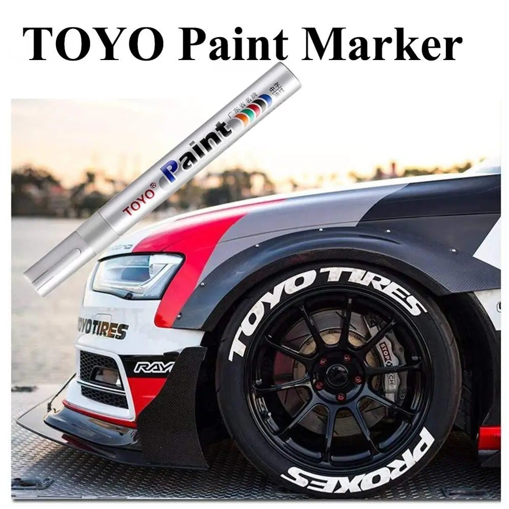 11pcs toyo oil based paint pen marker car tire pen