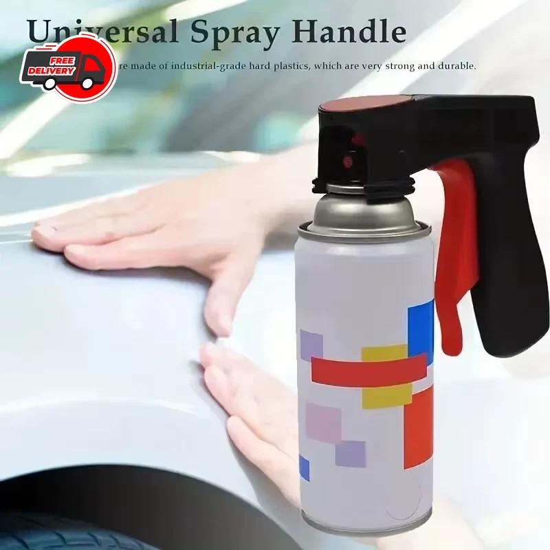 1 pc Portable Reusable Spray Paint Handle Universal Handheld Spray Gun_New