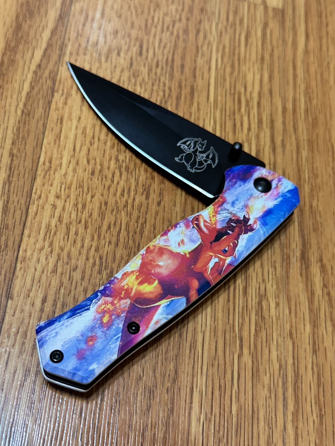 Pikachu Pokémon Yellow Spring Assisted Survival Pocket Knife9”
