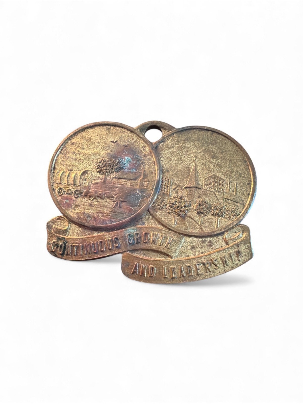 1961 Corry Pennsylvania Centennial Medal Fob Continuous Growth Leadership 1961