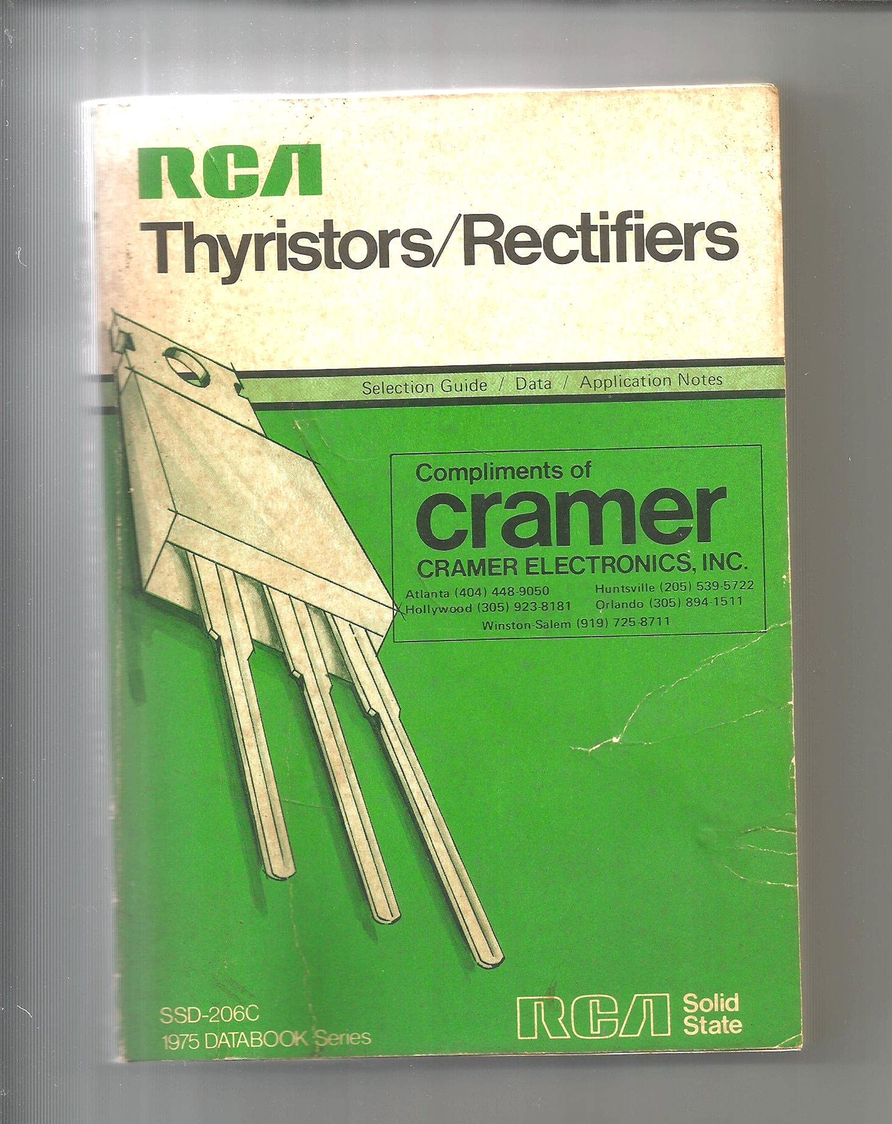 Thyristors/rectifiers (Rca, Ssd-206c, 1975 Databook Series) [Unknown Binding]