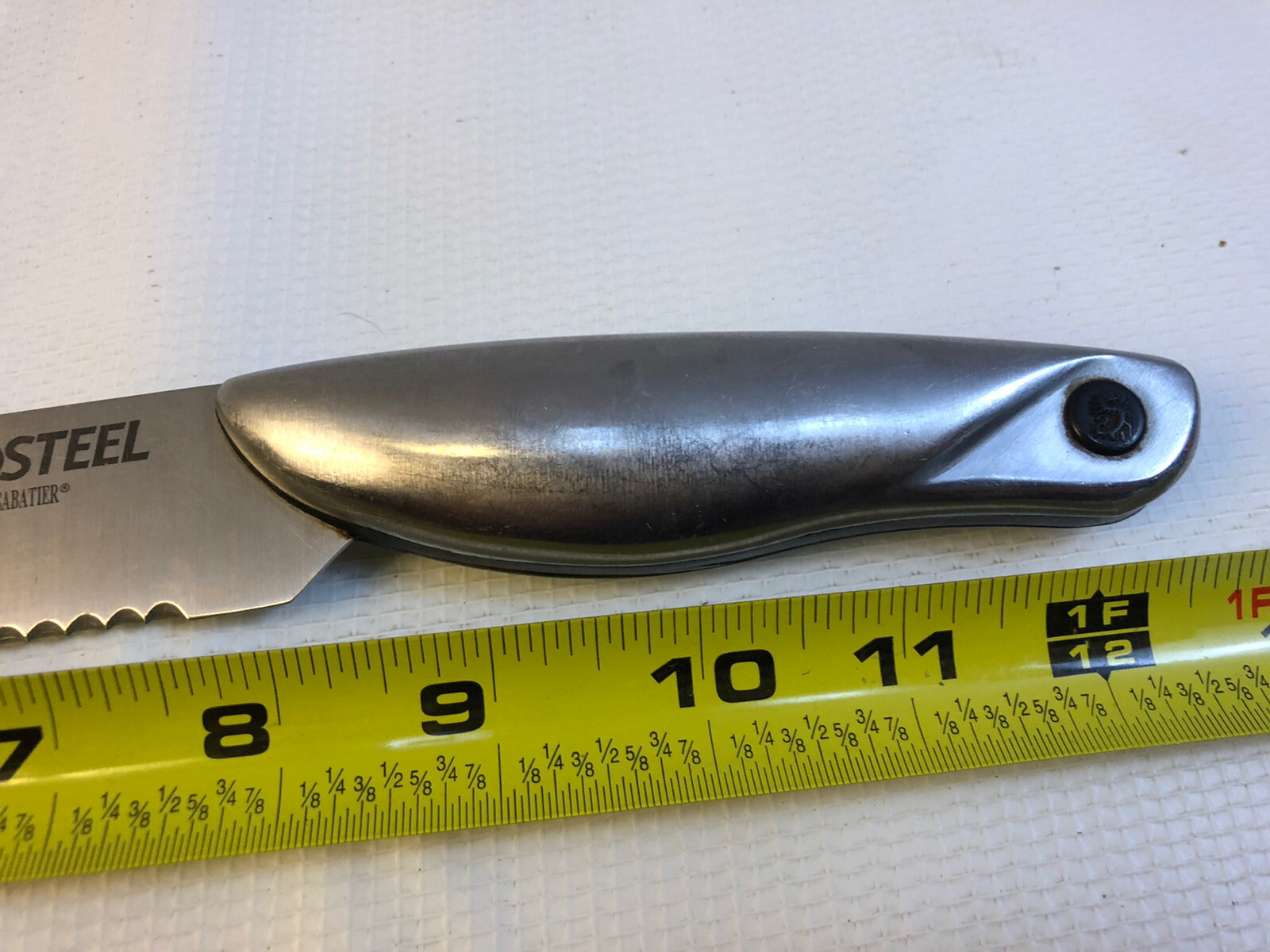 7” Blade Serrated Sabatier Prosteel Meat Craving Chef Cook Steak Knives Kitchen