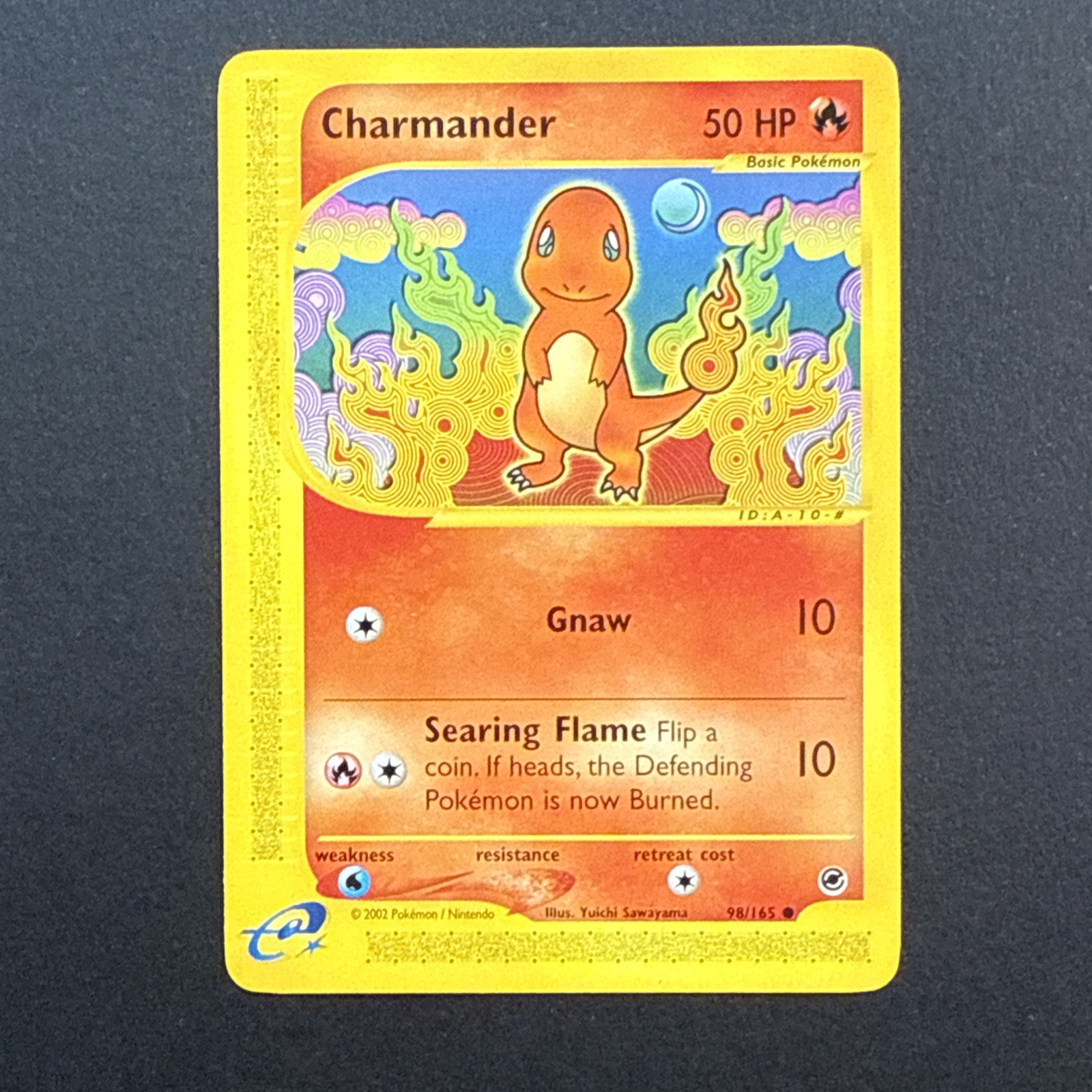 Charmander 98/165 – Expedition Base Set – Non-Holo – Vintage Pokémon Card – WOTC