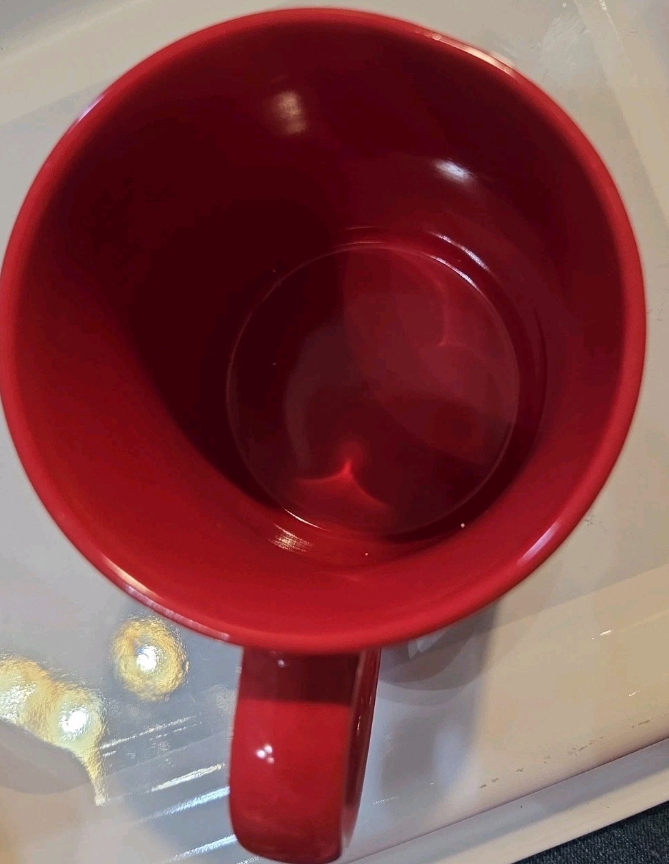 Disney Mickey Mouse Red Ceramic Mug 5329 Whimsical See Photos