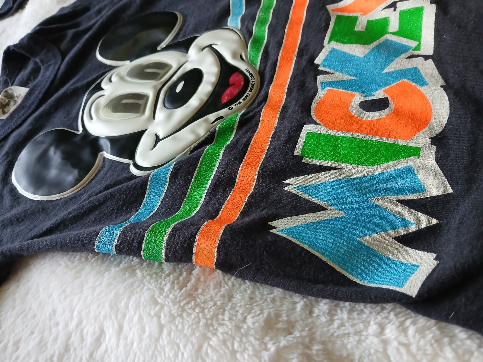 Disney Mickey Mouse Kids “Dimension Weld” Single Stitch Hem Tees Set of 2 RARE